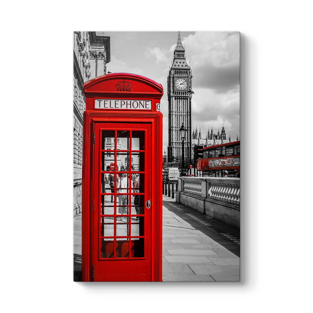 Big Ben - Telefon Kulubesi Tablosu - Model 2
